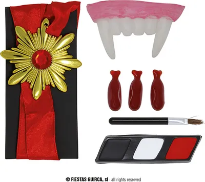 Produktbild von Vampir Dracula Mal-Make-up-Set