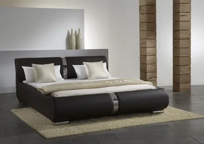 Produktbild von Polsterbett Bett Doppelbett Tagesbett DAKAR 180x200 cm Braun