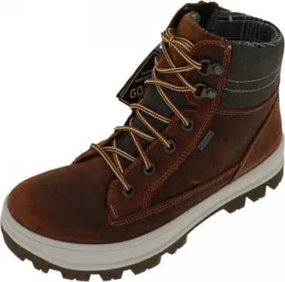 Produktbild von Superfit STIEFELETTE LEDER Jungen Schnürstiefel in Braun, Größe 32