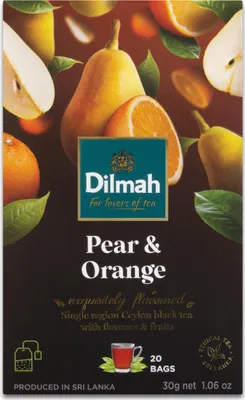 Obrázok produktu pre Dilmah Herbata Owocowa Gruszka i Pomarańcza 20 Torebek