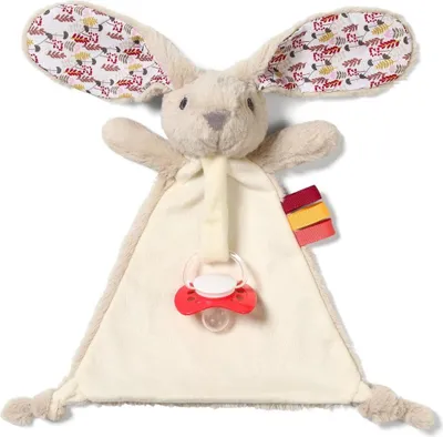 Immagine prodotto di RABBIT MILLY peluche con portaciuccio BabyOno, crema