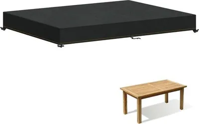 Produktbild von Wasserdichte Tischabdeckung 170x100x15cm Winddicht Anti-UV Terrassenschutz
