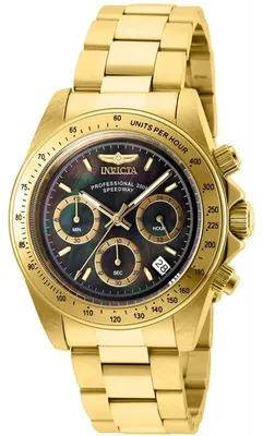Produktbild von Invicta Speedway 28670 Herrenuhr - Quarzwerk - Edelstahl mit schwarzem Zifferblatt - 39 mm
