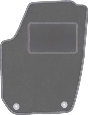 Image de Tapis de sol conducteur en velours graphite adapté à la Skoda Fabia II (2007-2014, hayon, break) – avec fixations – ajustement parfait