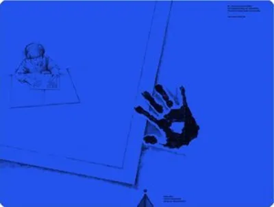 Produktbild von Schreibtischauflage für Linkshänder - Cobalt-Blau