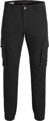 Obrázek produktu pro Jack & Jones 12139912, Náklad, Dospělý, Černá, Bavlna, Elastan, Nepoužívejte bělidlo, Přírodní sušení