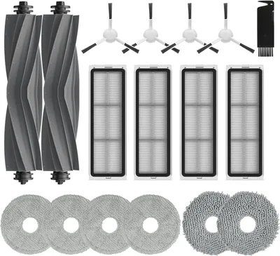 Produktbild von Zubehör für Dreame L10s Ultra, L10s Pro Gen 2/3, L10s Plus L10 Prime Wischpads X6 Filter X4 Hauptbürsten X2 Seitenbürsten X4 Ersatzteile