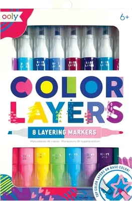 Obrázok produktu pre Ooly Colour Layers 8 obojstranných značkovačov vrstiev