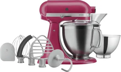 Produktbild von Kitchenaid Küchenmaschine 5KSM195PSEHI Hibiskus 300 Watt