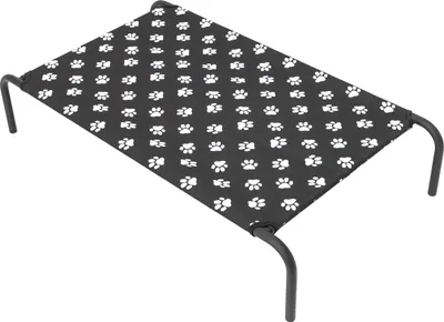Image de Lit pour chien "Iron" 120×70 cm - avec cadre métallique & housse en codura | Pillowprim
