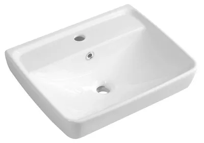 Produktbild von Aqualine DURU Keramik-Waschtisch 50x40cm, weiß