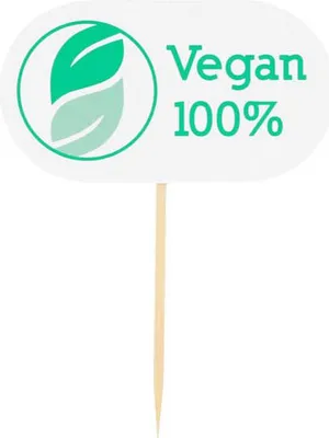 Immagine prodotto di Bastoncini snack "Vegan" 8 cm 100 pezzi.