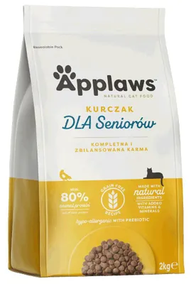 Produktbild von Applaws Katzen Trockenfutter Senior mit Hühnchen 2 kg
