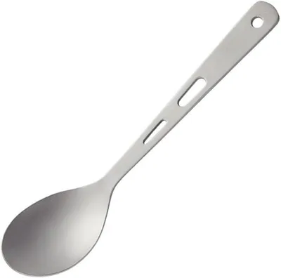 Imagen del producto de Cuchara-tenedor multifunción "Spork" Titan, ligera, con cuchara, tenedor y abrelatas, ideal para actividades al aire libre