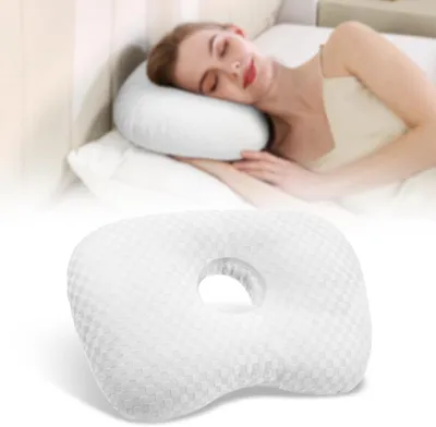 Imagen del producto de Almohada ergonómica, ajustable, de 44 x 32 x 5 cm, para la relajación y