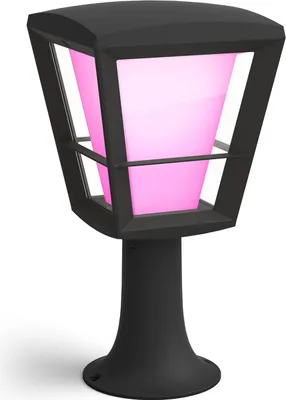 Produktbild von Philips Hue Econic LED Sockelleuchte schwarz