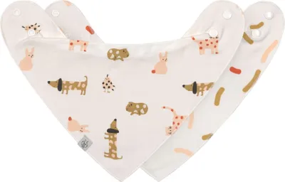 Produktbild von Lässig Bandana Lätzchen - Little Mateys - Spicy Orange - 2er-Pack | süße Lätzchen