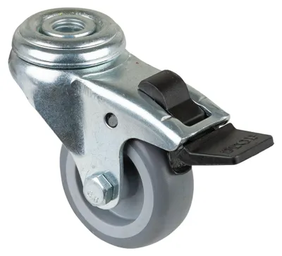 Produktbild von BS Rollen Apparaterolle A321.A80.050 Lenkrolle mit Totalfeststeller, Raddurchmesser 50 mm,