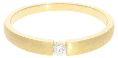 Produktbild von Ring Gold 750 Brillant.JL10-07-0100 JuwelmaLux Größe 56