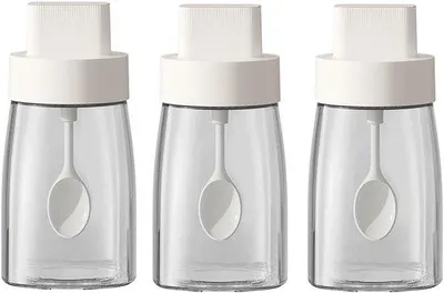 Produktbild von Weißes 3er-Gewürzset, luftdicht, 230ml