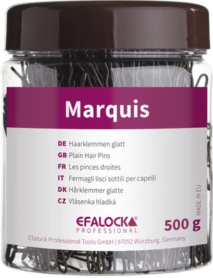 Produktbild von Marquis Haarklemmen glatt 7cm braun 500g.