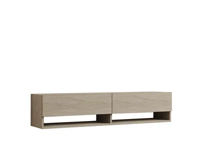 Zdjęcie produktu dla Skye Decor, Arges - Travertine, trawertyn, szafka pod telewizor, 141 x 31 x 30 cm, 100% płyta wiórowa melaminowana