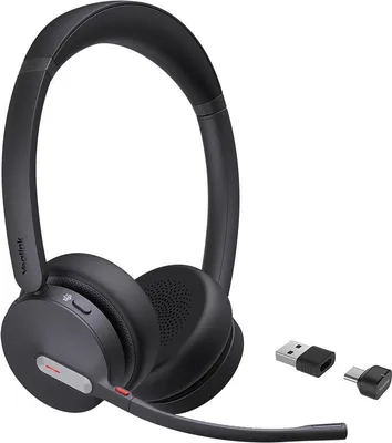 Produktbild von Yealink BH70 Dual Teams USB-C/A Headset, Kabellos, 20 - 20000 Hz, Büro/Callcenter, 147 g, Kopfhörer, Schwarz
