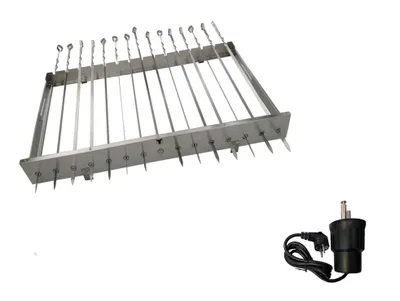Produktbild von walexo Spießdreher (universell), incl. 15 Edelstahlspieße mit E-Motor 230V/50H/4W
