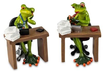 Produktbild von Formano Frosch am Schreibtisch