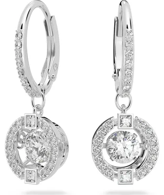 Produktbild von Swarovski 5504652 Ohrringe Damen Sparkling Dance Rund Weiss Silber-Ton
