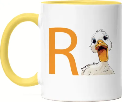 Produktbild von R Ente Tasse Gelb Rente Geschenk Ruhestand Humorvolles Design