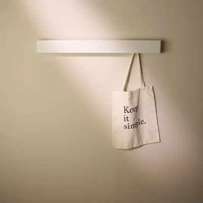 Obrázek produktu pro Nástěnný věšák, moderní věšák, kovový věšák, nástěnný hák se skrytými háčky, 80 cm