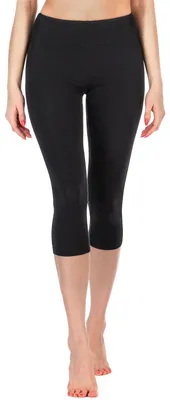 Image de Leggings de fitness 3/4 pour femme Merry Style en viscose MS10-220 (noir, L)