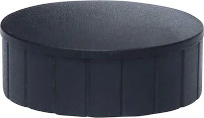 Immagine prodotto di MAUL Magnete rotondo 10 pezzi 2,5 kg Plastica Ferrite resistente alla rottura Erodito Verniciato Ø 3,8 x 1,55 cm Nero
