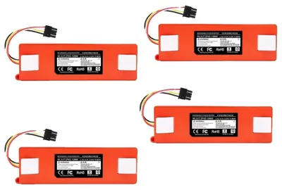 Produktbild von Ersatzbatterie für Saugroboter, 12800mAh Kapazität, 14.4V Leistung, 14.4V 12800mAh-4 PCS