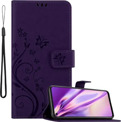 Obrázek produktu pro Cadorabo Case for Honor 20 / 20S / Huawei NOVA 5T Protective Cover in Purple Ochranné pouzdro na mobil Flowers Flower