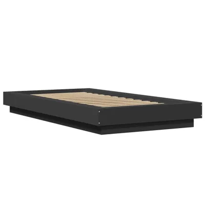 Produktbild von Bettgestell Schwarz 75x190 cm Holzwerkstoff