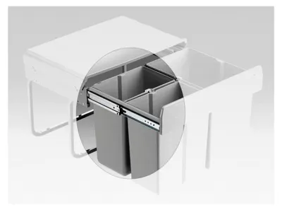 Produktbild von Runder Eimer 7,5 L, Weiß, Kunststoff