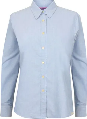 Produktbild von Henbury Ladies´ Classic Long Sleeved Oxford Shirt