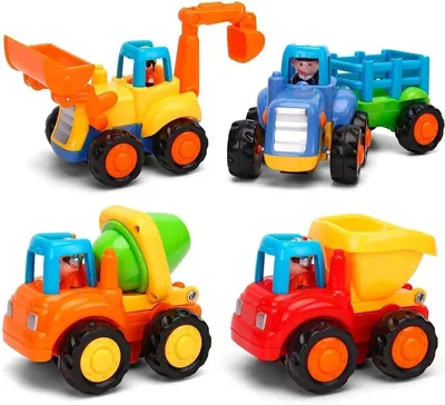 Productafbeelding van Set van 4 Speelgoedvoertuigen voor Kinderen