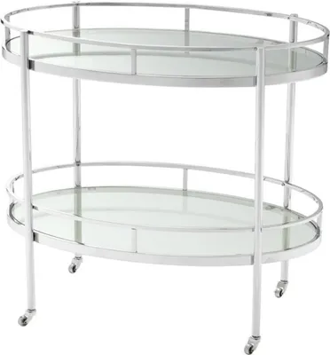 Produktbild von Casa Padrino Luxus Servierwagen 77 x 47 x H. 70 cm - Hotel & Restaurant Accessoires