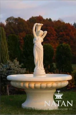 Zdjęcie produktu dla Fontanna ozdobna Figura fontanny 164 cm dekoracja fontanny ogród fontanna staw