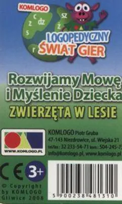 Obrázok produktu pre Karty edukacyjne Rozwijamy mowę i myślenie - Zwierzęta w lesie