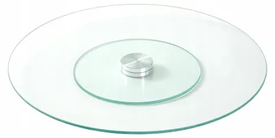 Produktbild von DREHBARE GLAS-TORTEPLATTE ZUM DEKORIEREN VON KUCHEN UND TORTE, 30 cm, KAMILLE