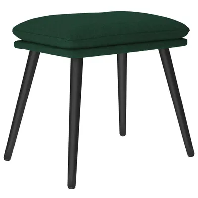 Zdjęcie produktu dla vidaXL Podnóżek ciemnozielony 45x29,5x35 cm tkanina