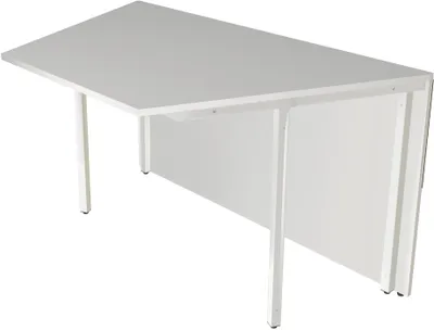 Produktbild von Thekentisch Atlantis Zwischenelement 135/69x82,5x105cm weiß/glas