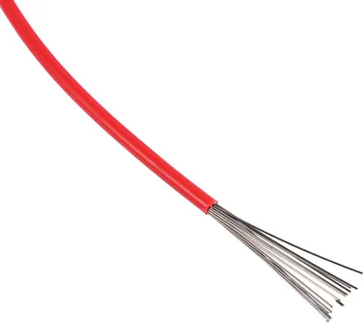Zdjęcie produktu dla Linka rowerowa, mocna, gładka linka, zestaw linek hamulca zmiany biegów 2 M, odporna na korozję i trwała do rowerów górskich (czerwona)