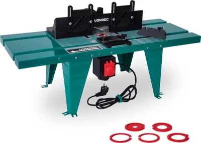 Produktbild von Universal Oberfräsentisch 870x335mm mit Schutzschalter für Oberfräsen bis 155mm