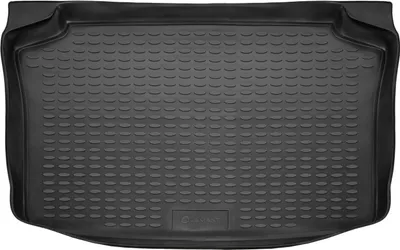Image de Tapis De Coffre Caoutchouc Exclusive Pour Volkswagen Polo 2005-2009 Hatchback, Protecteur de Coffre, Bord Haut, Antidérapant, Inodore