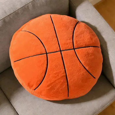Produktbild von Weiches, flauschiges BasketBalancekissen zur Raumdekoration 45 cm